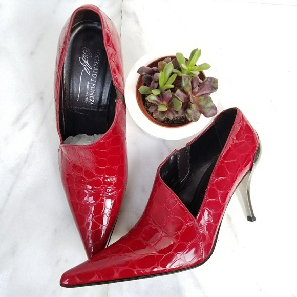 donald pliner red shoes